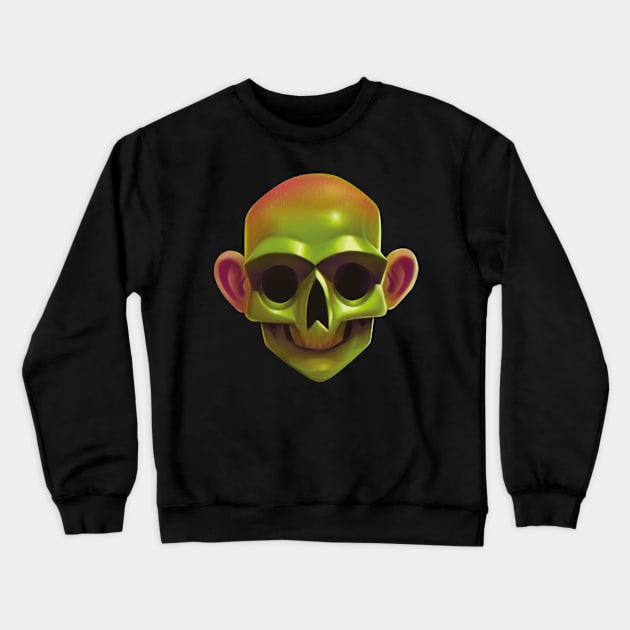 Skull Crewneck Sweatshirt by ivanOFFmax